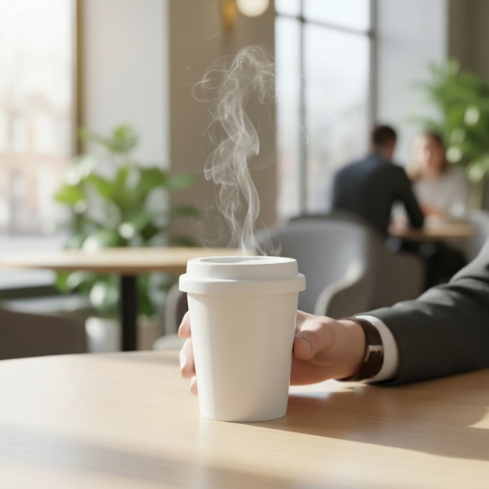 Copo Starbucks Plástico 350ml Com Tampa e Bocal - #5