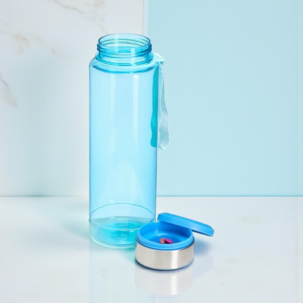 Garrafa Plástica 950ml Porta-comprimido