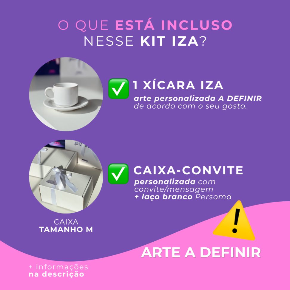 KIT 1 IZA | Caixa-convite para dinda(o) - #4