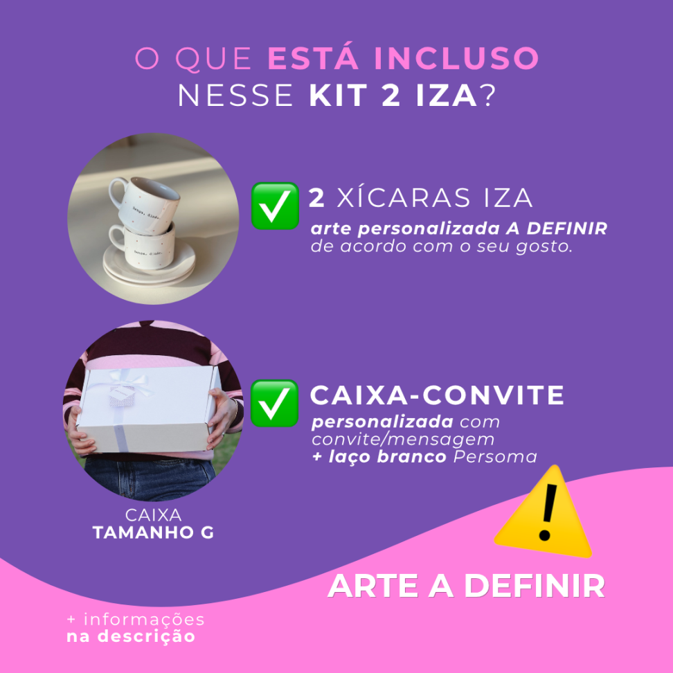 KIT 2 IZA | Caixa-convite para dindos - #4