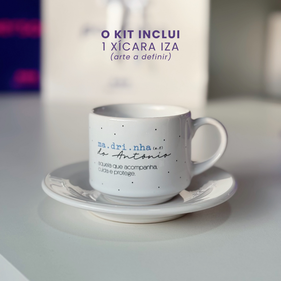 KIT 1 IZA | Caixa-convite para dinda(o)