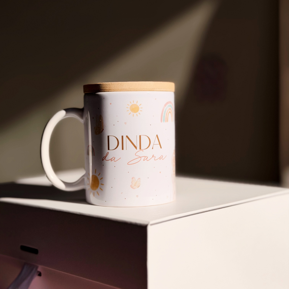 KIT VIVI ESPECIAL PARA CHÁ | Caixa-convite para dindos