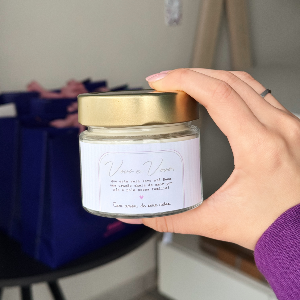 Vela Aromática Personalizada (150g)