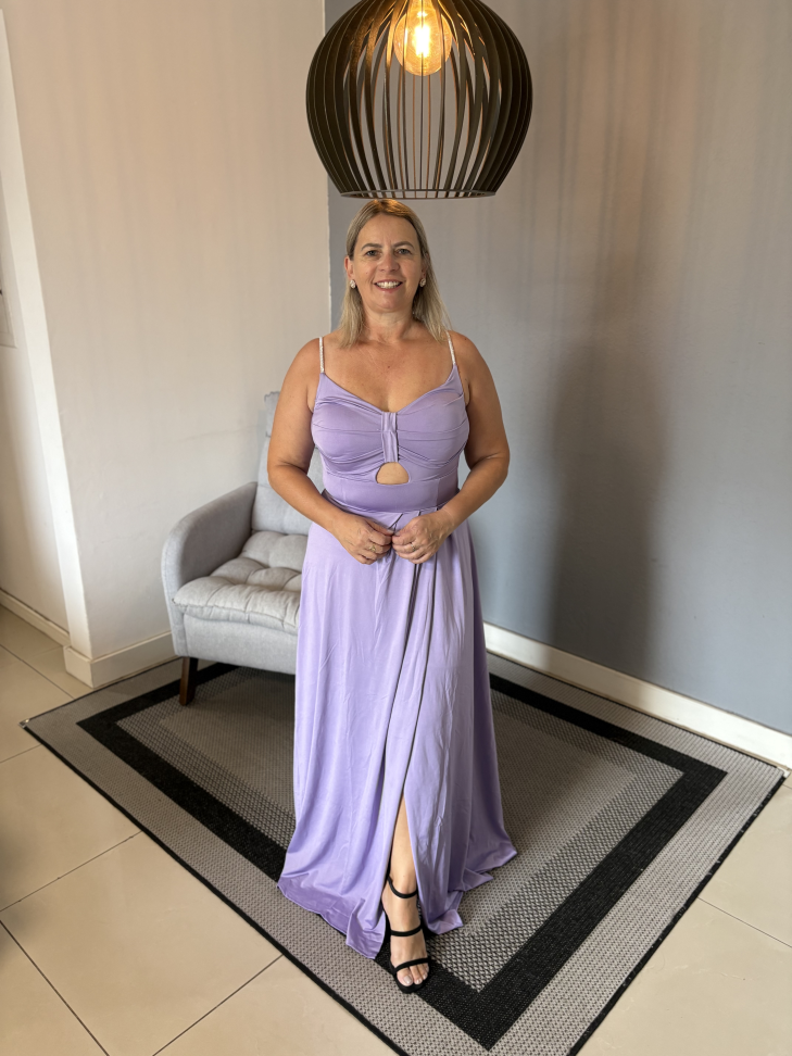 Vestido Princesa Lilás