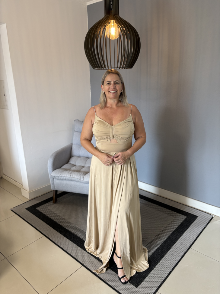 Vestido Princesa Nude