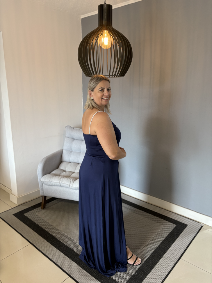 Vestido Princesa Azul marinho