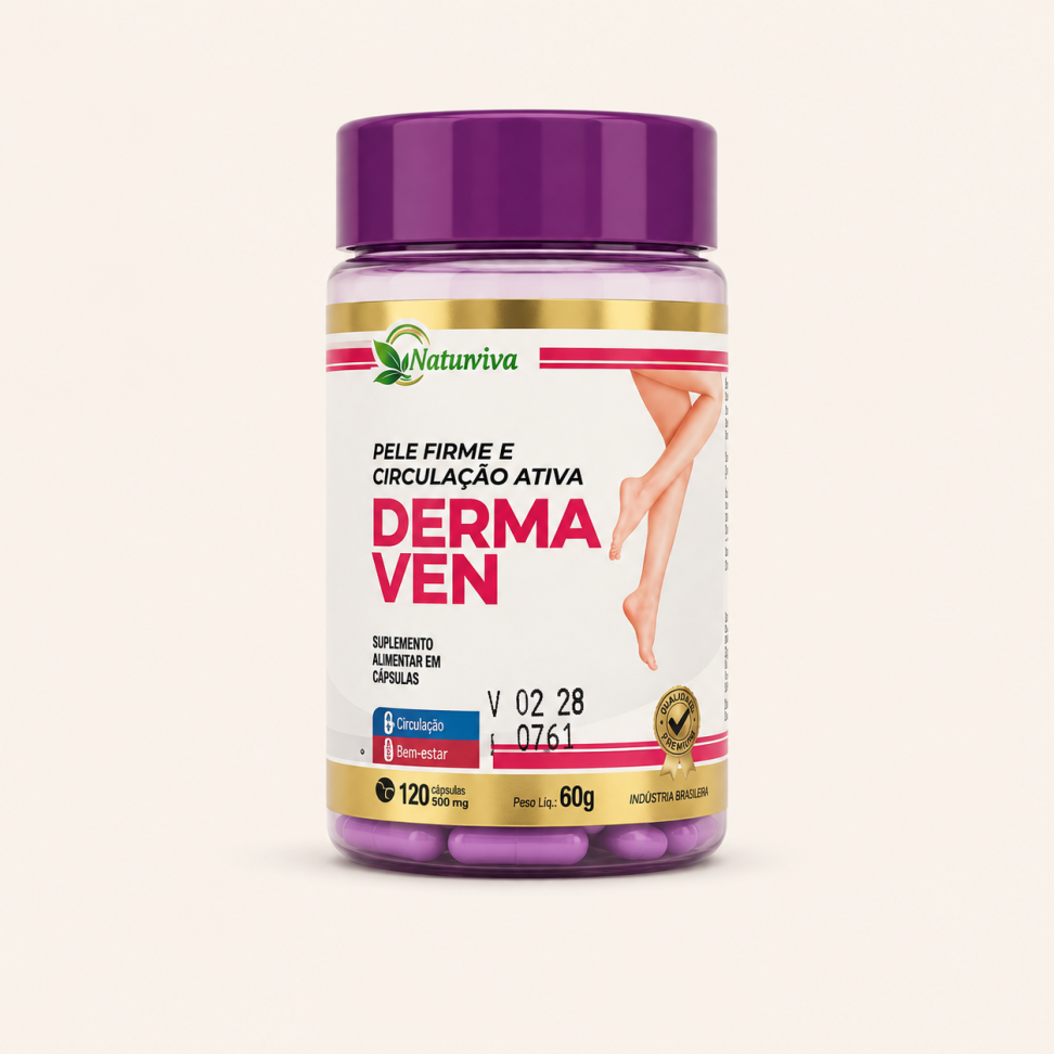 Dermaven 120 Cápsulas 500mg Natuviva
