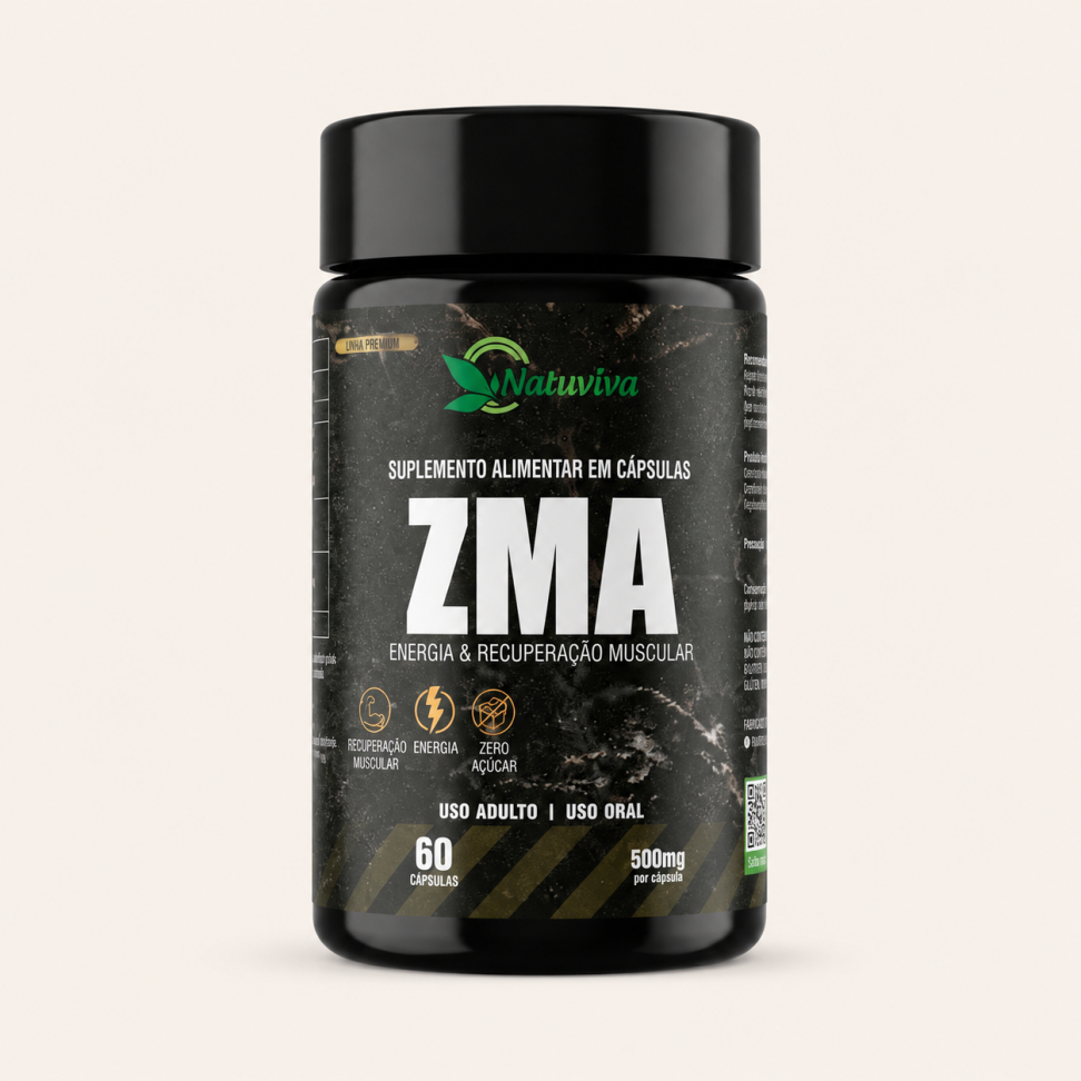 ZMA 60 Cápsulas 500mg Natuviva