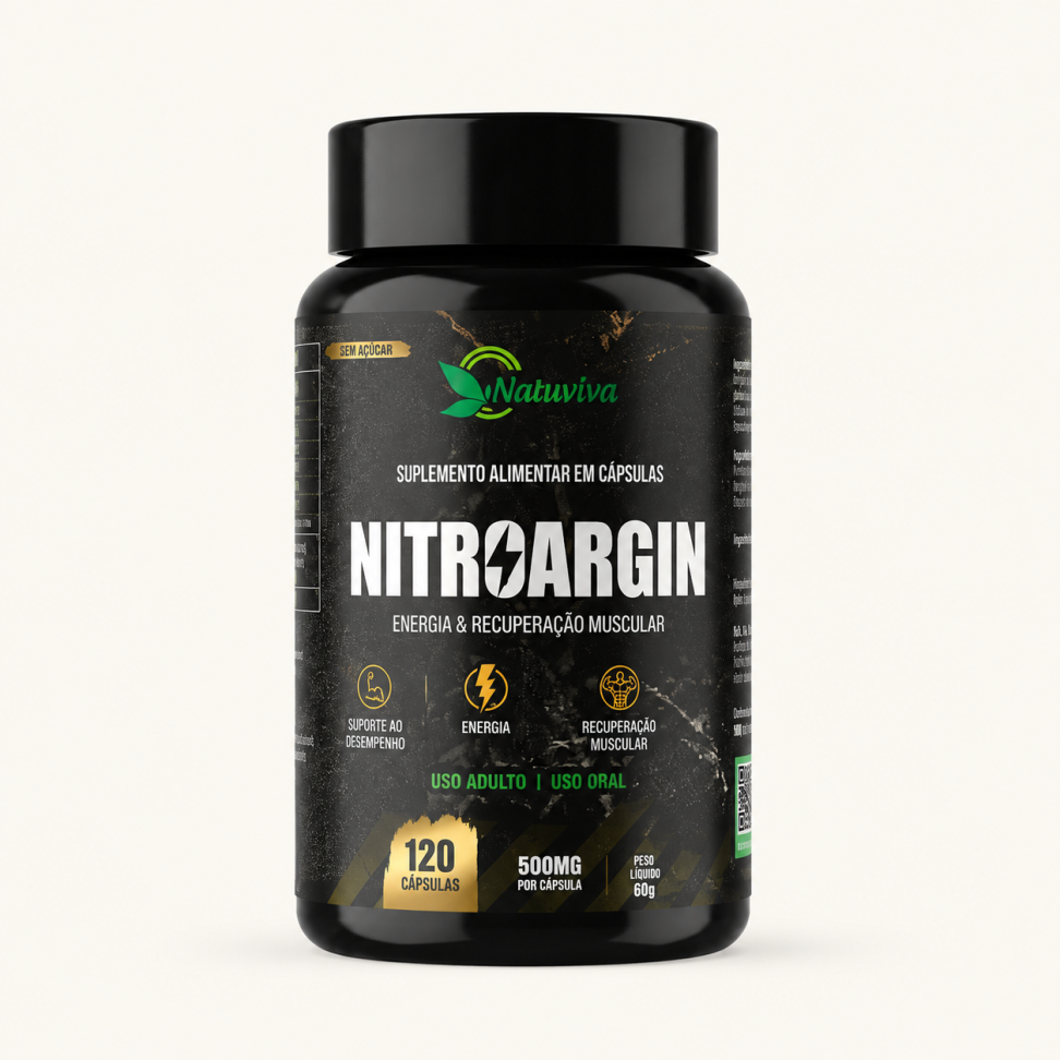 Nitroargin 120 Cápsulas 500mg natuviva