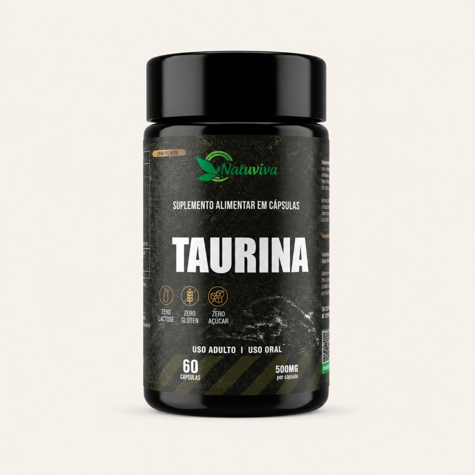 Taurina 60 Cápsulas 500mg Natuviva
