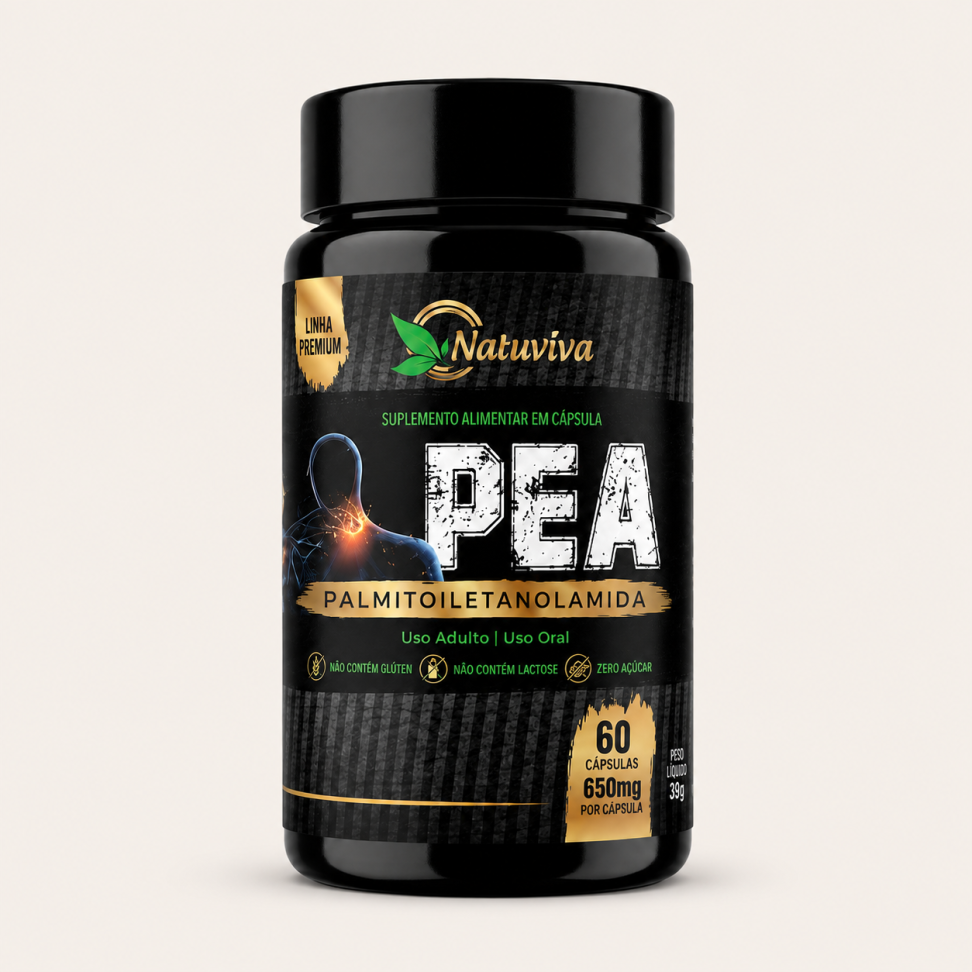 Pea (Palmitoiletanolamida) – 60 Cápsulas 650 mg Natuviva