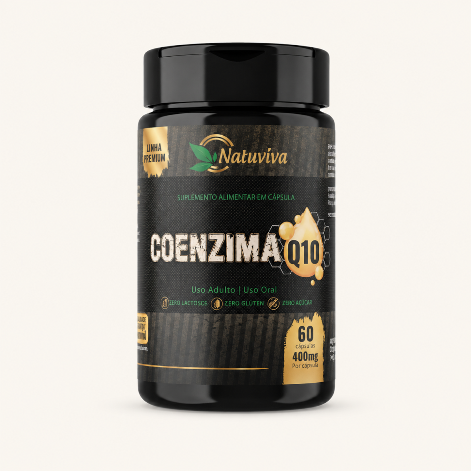 Coenzima Q10 60 Cápsulas 400 mg Natuviva