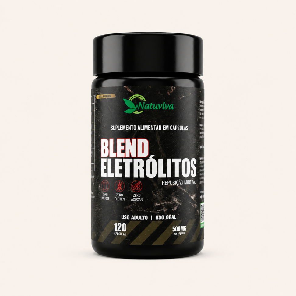 Blend Eletrólitos 120 Cápsulas 500mg Natuviva