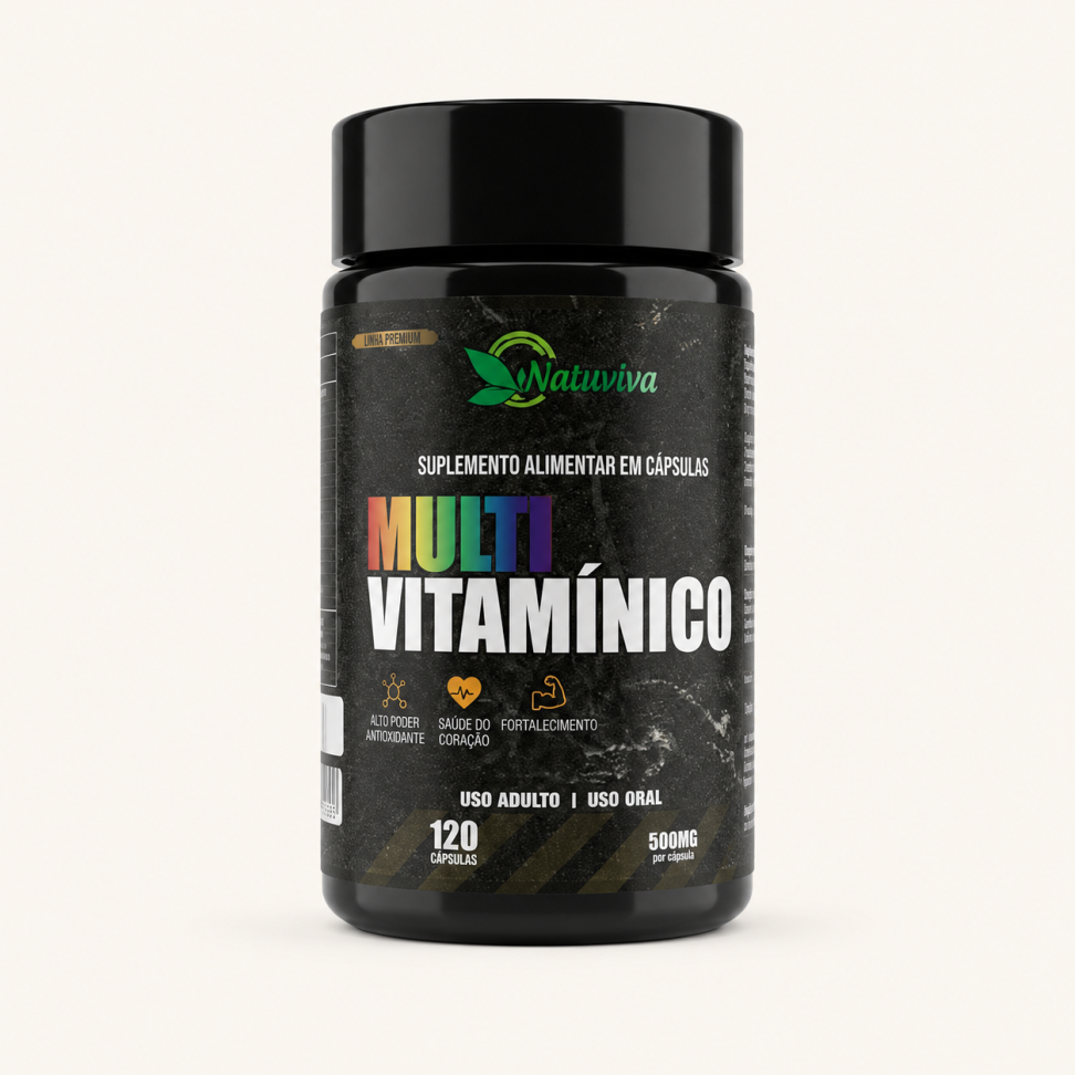 Mutivitamínico 120 cápsulas 500mg Natuviva