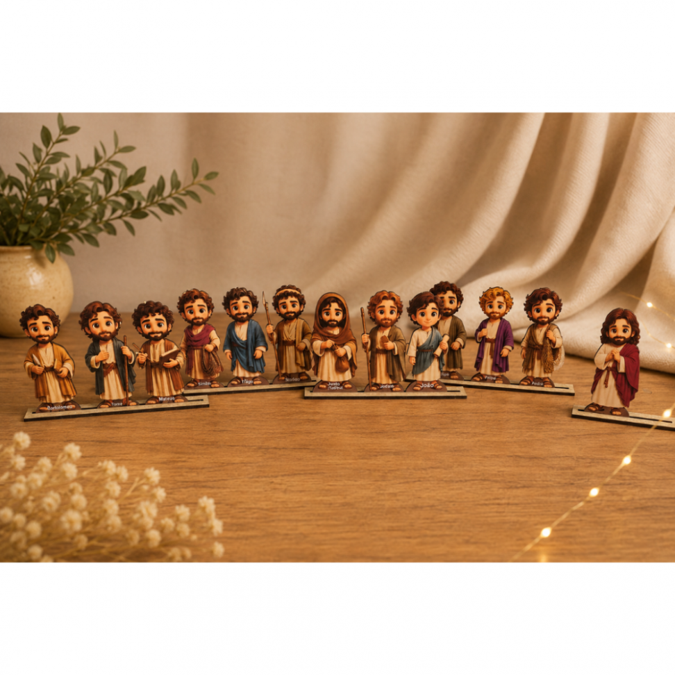 Mini personagens Ano A 4º TRim Infantis e Primários