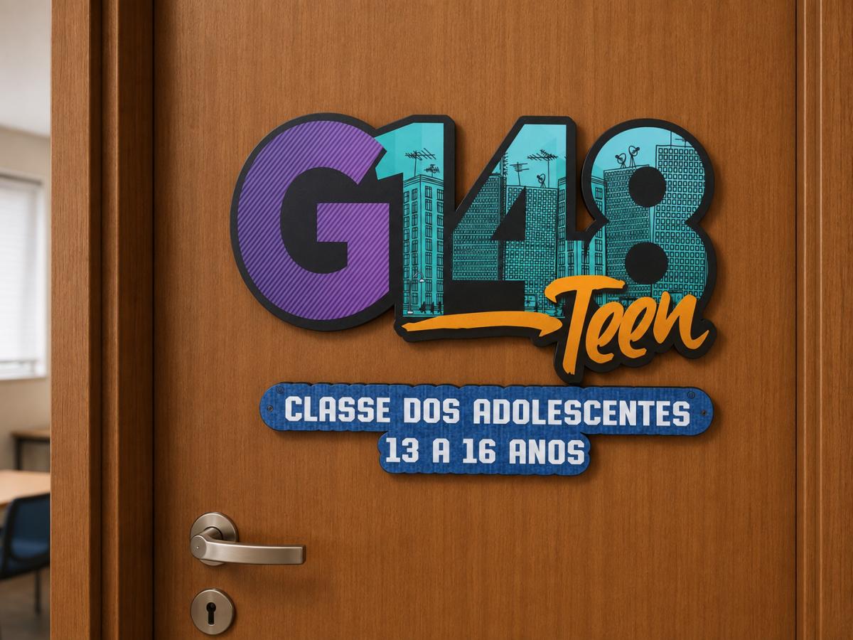 Placa de porta G148 teen - Adolescentes