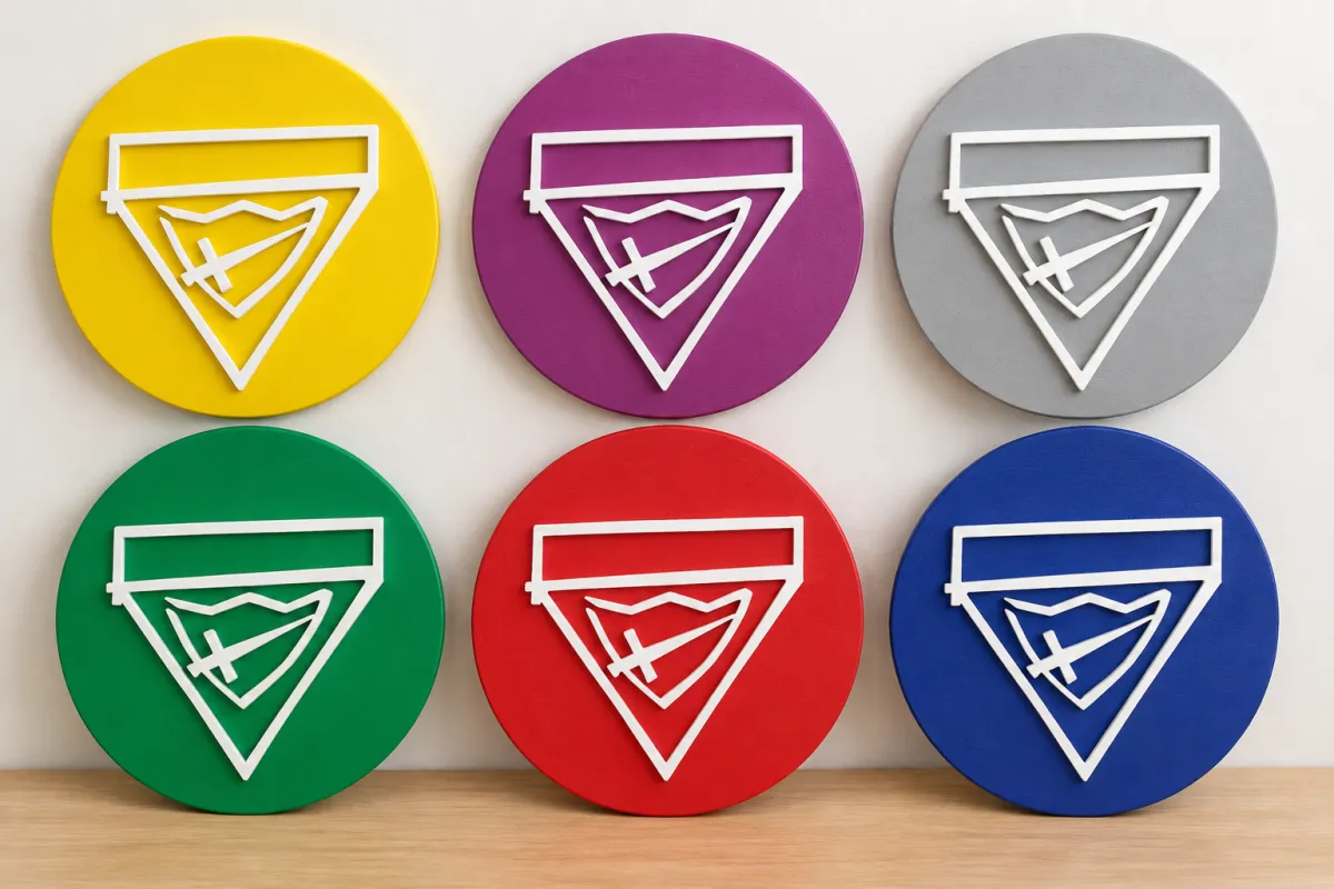 Kit Placas com as classes de desbravadores 30cm