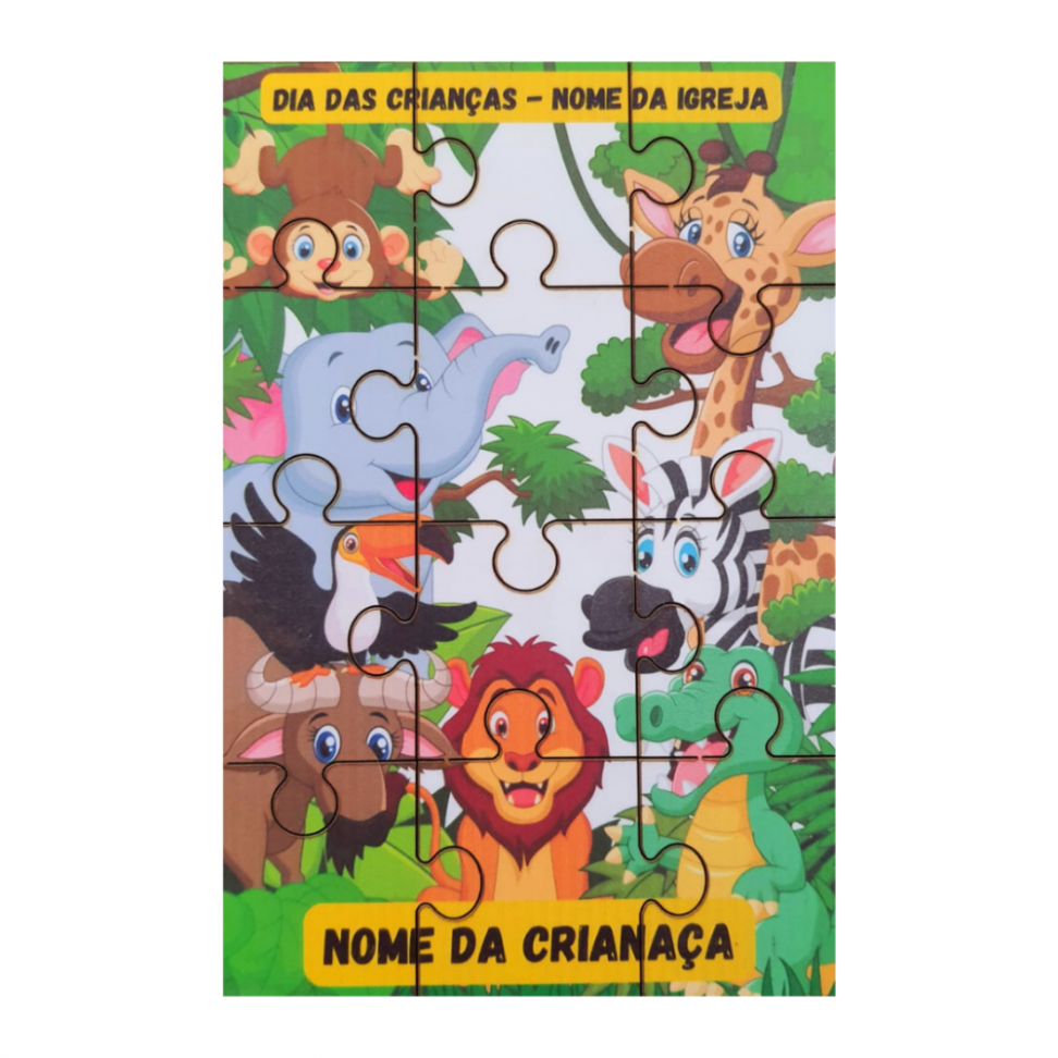 Quebra cabeça com imagem personalizada