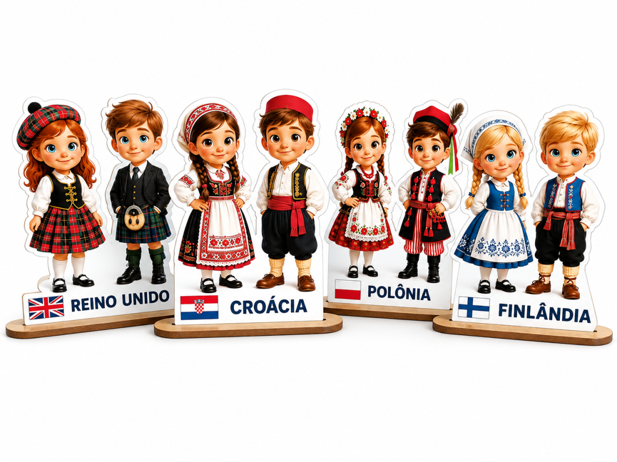 Casais da Divisão TRanseuropeia kit c/ 4 totens