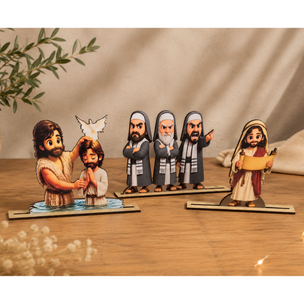 Mini personagens histórias Infantis e Primários 3 ºTrimestre Ano A