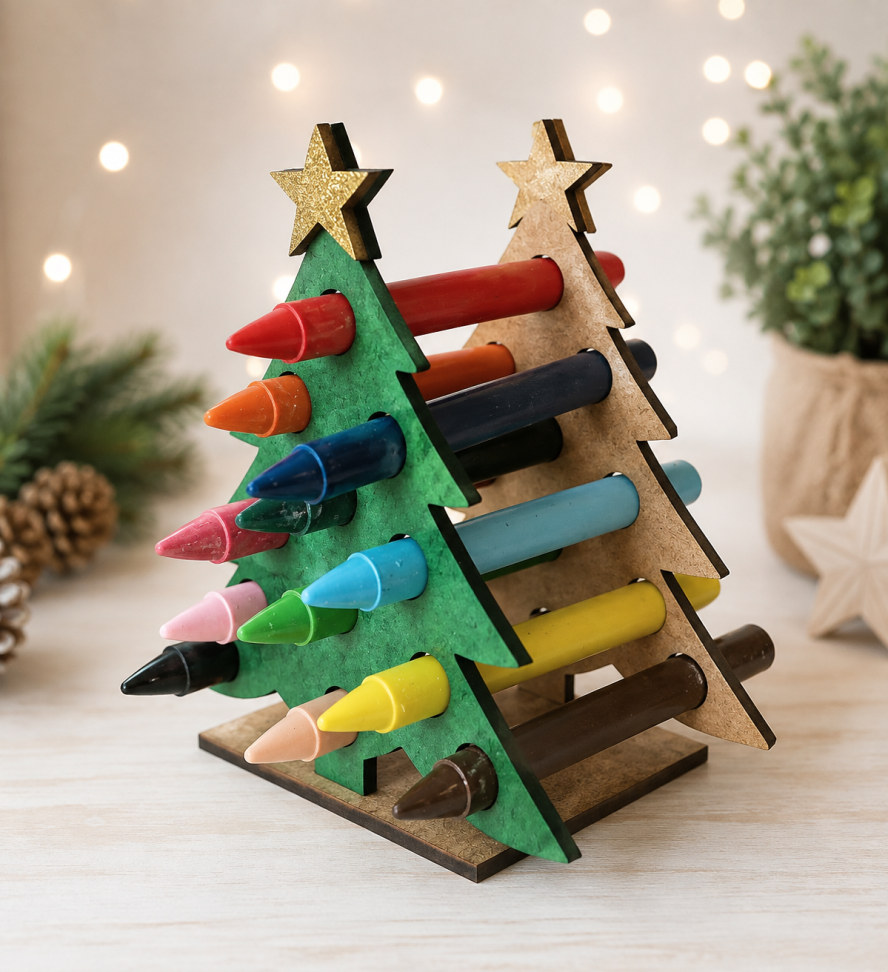 Arvore de Natal porta Giz de cera