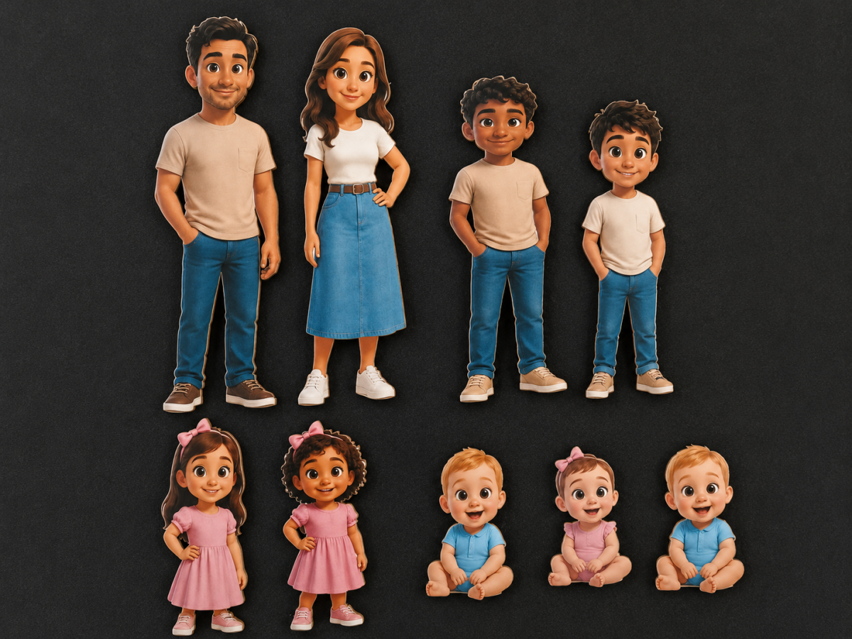 Se na familia está Jesus - ilustração de musica