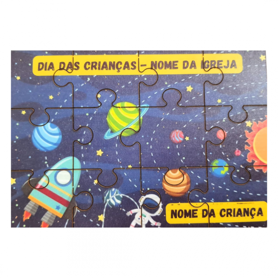 Quebra cabeça com imagem personalizada