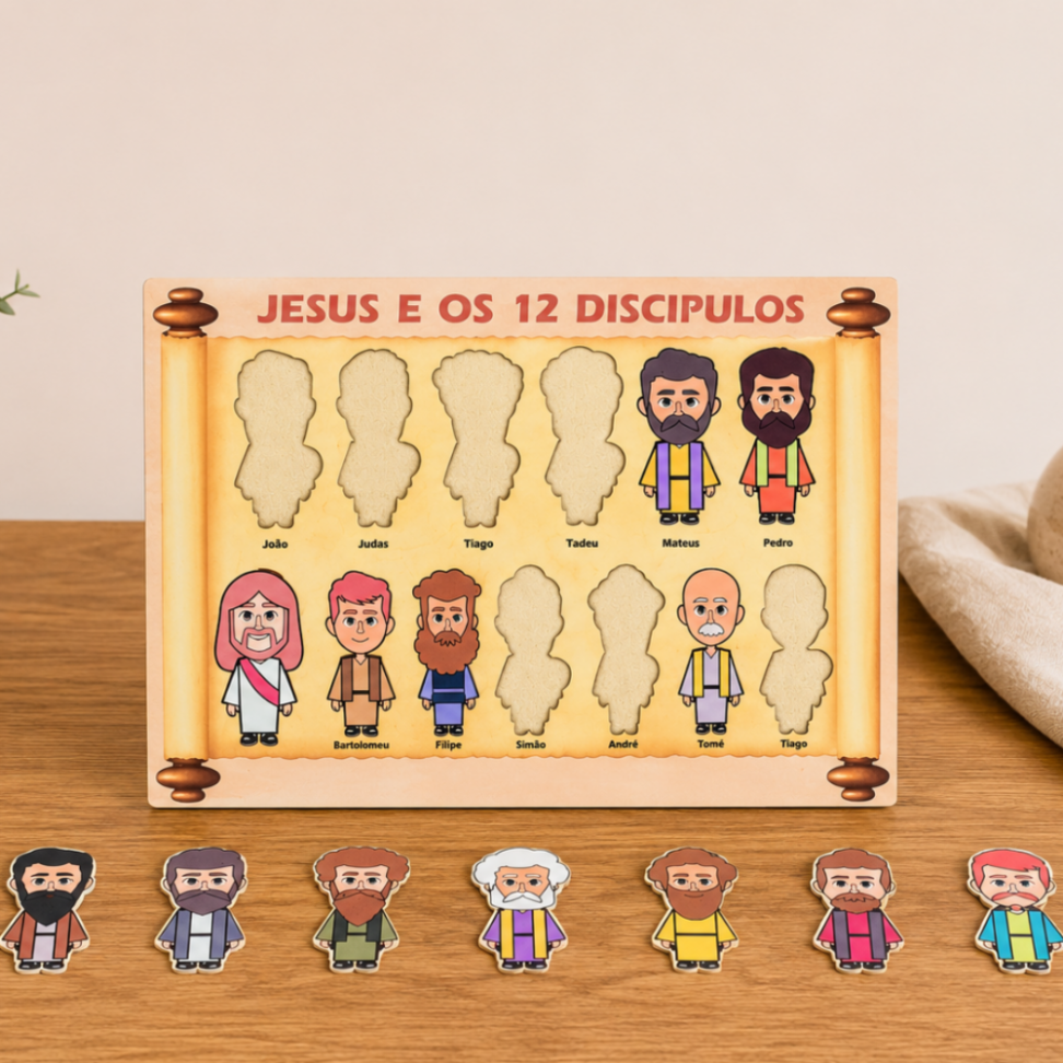 Jogo de encaixe discipulos