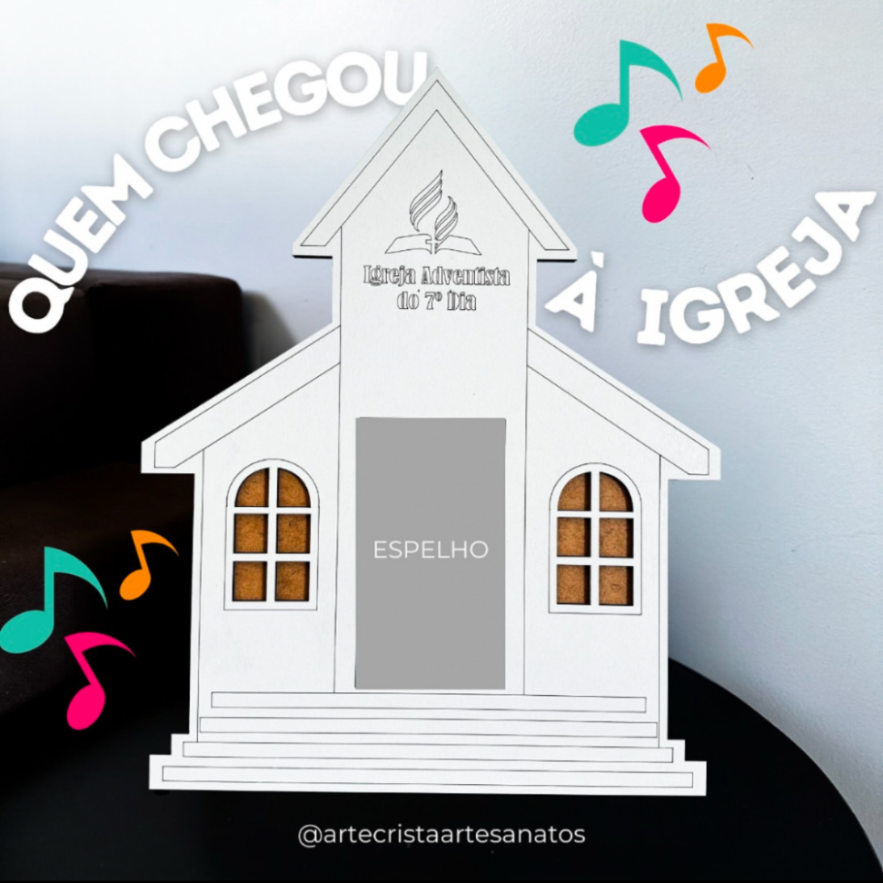 Igreja com espelho