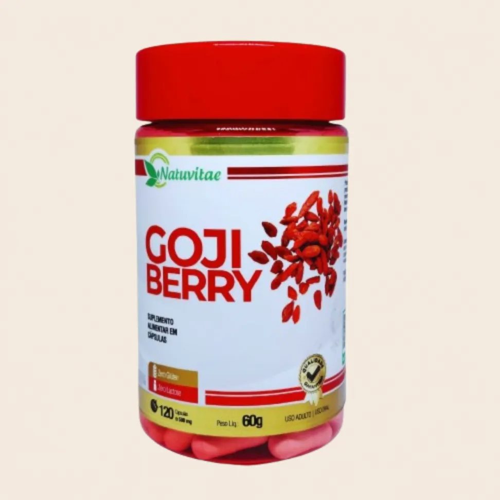 Goji Berry Natuvitae – 120 Cápsulas de 500mg