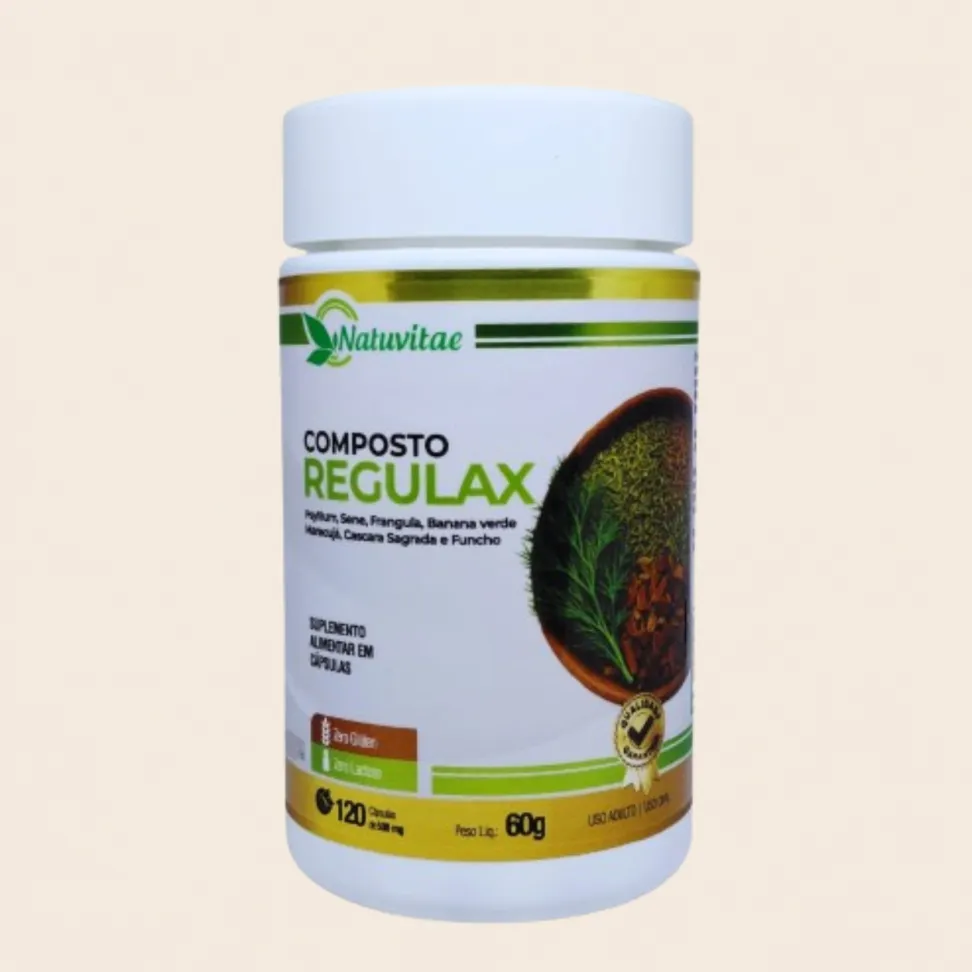 Composto Regulax Natuvitae – 120 Cápsulas de 500mg