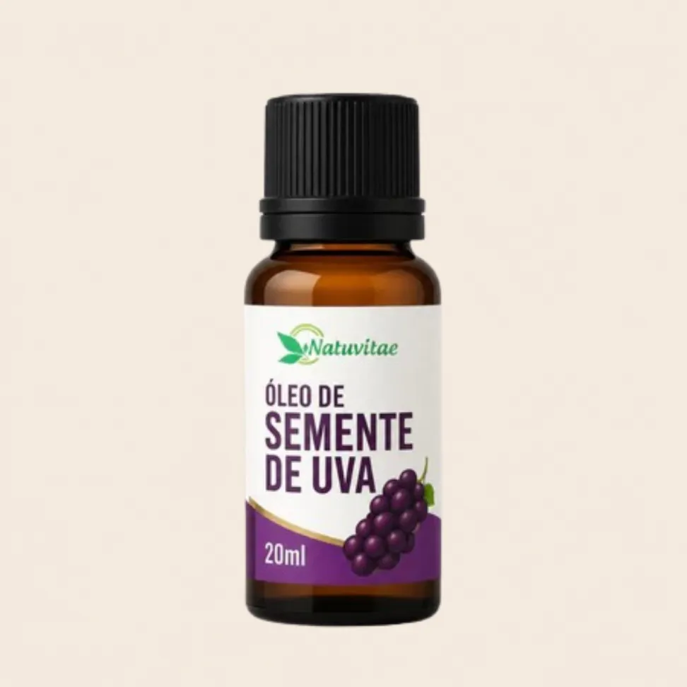 Óleo de Semente de Uva Natuvitae – Extrato Líquido Natural Concentrado 20ml