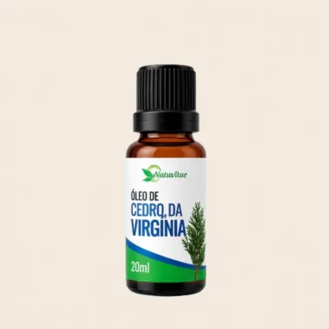 Óleo de Cedro da Virgínia Natuvitae – Extrato Líquido Natural Concentrado 20ml
