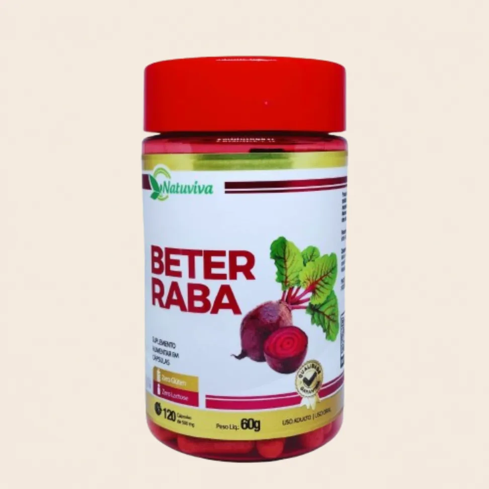 Beterraba 120 Capsulas 500mg Natuvitae