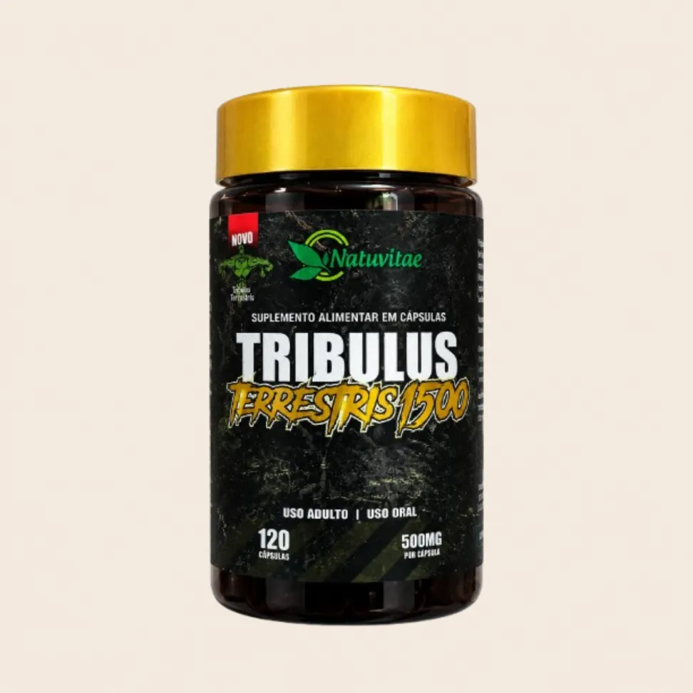 Tribulus Terrestris 1500 Natuvitae – Suplemento Alimentar 120 Cápsulas de 500mg
