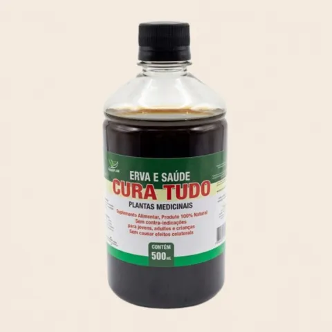 Cura Tudo Erva e Saúde Natuplan – Composto de Plantas Medicinais Líquido 500ml
