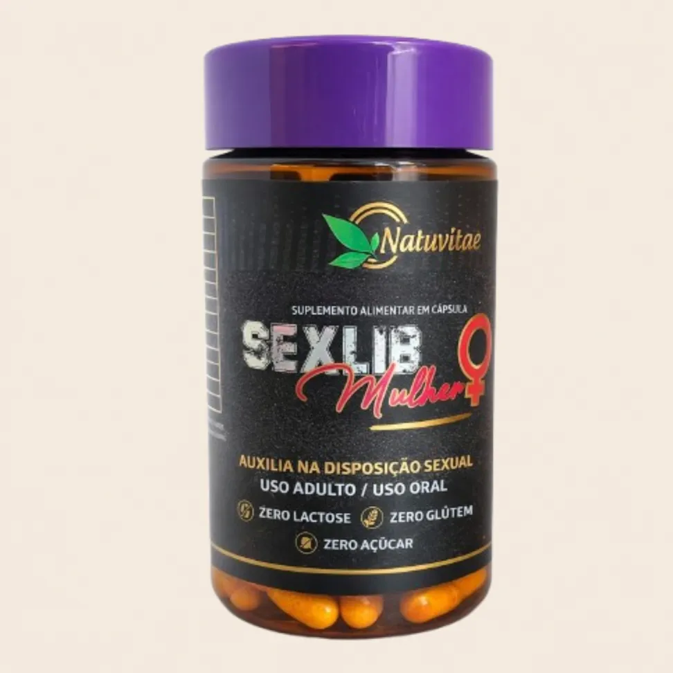 Sex Lib Mulher Natuvitae – Suplemento Alimentar 120 Cápsulas