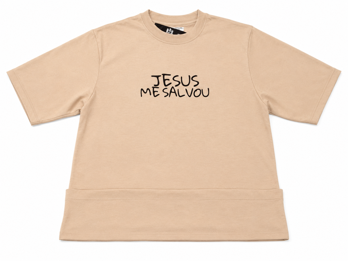 Blusa Oversized Premium - Jesus Me Salvou - #4