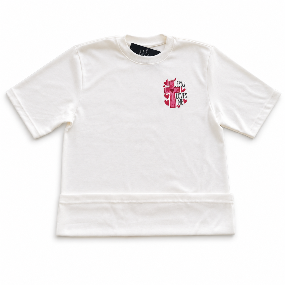 Blusa Oversized Premium - Jesus Loves Me