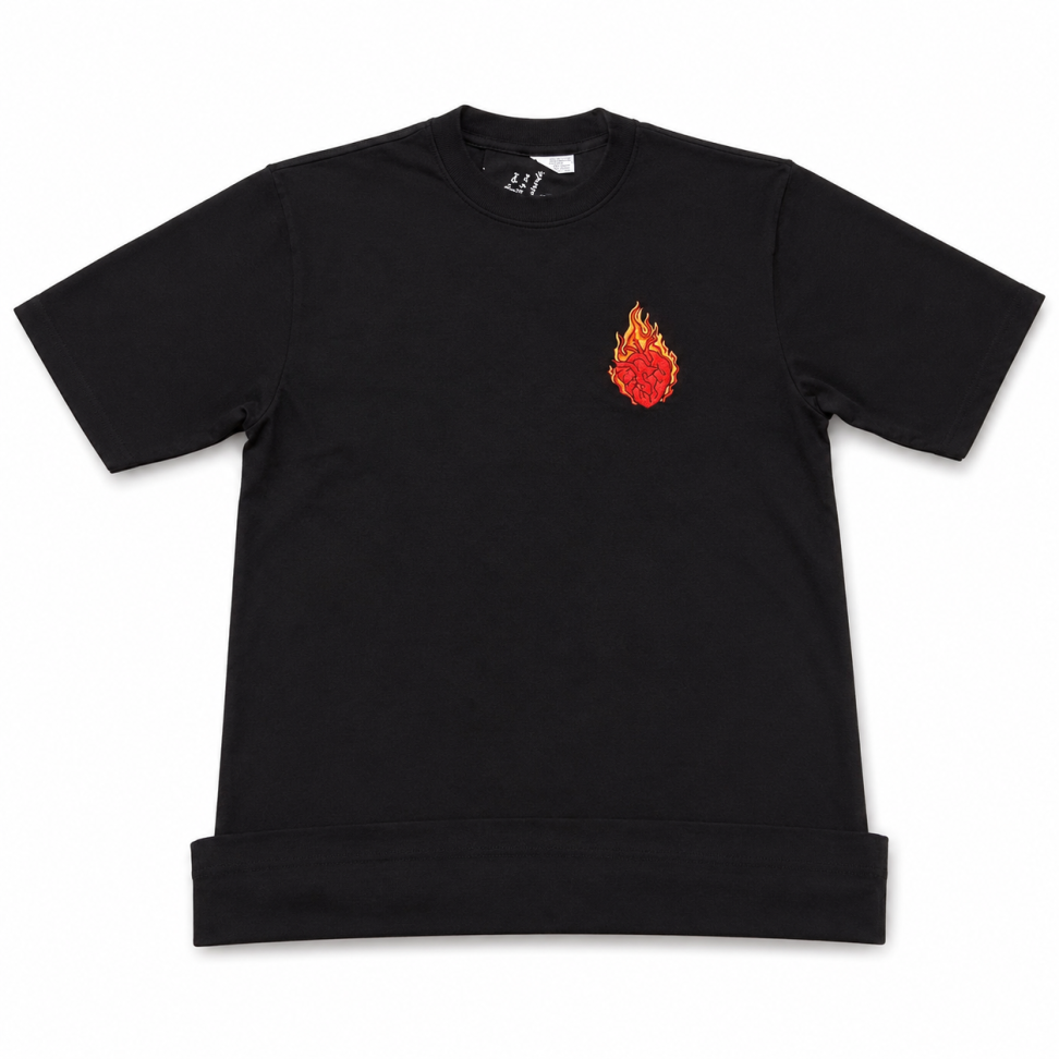 Blusa Oversized Premium - O fogo não se apagará