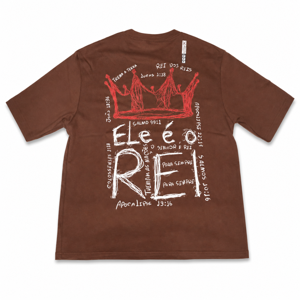 Blusa Oversized Premium - Ele é o Rei