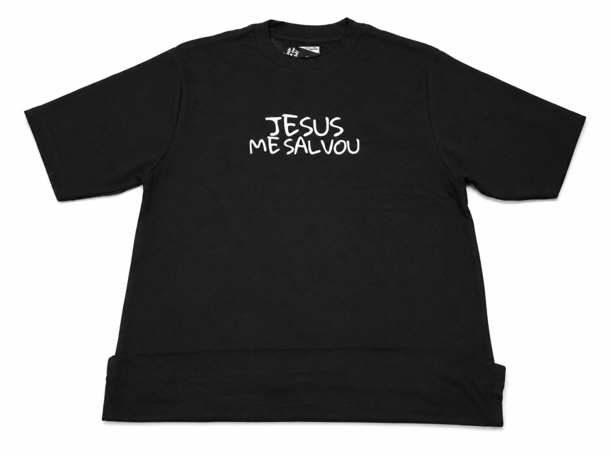 Blusa Oversized Premium - Jesus Me Salvou