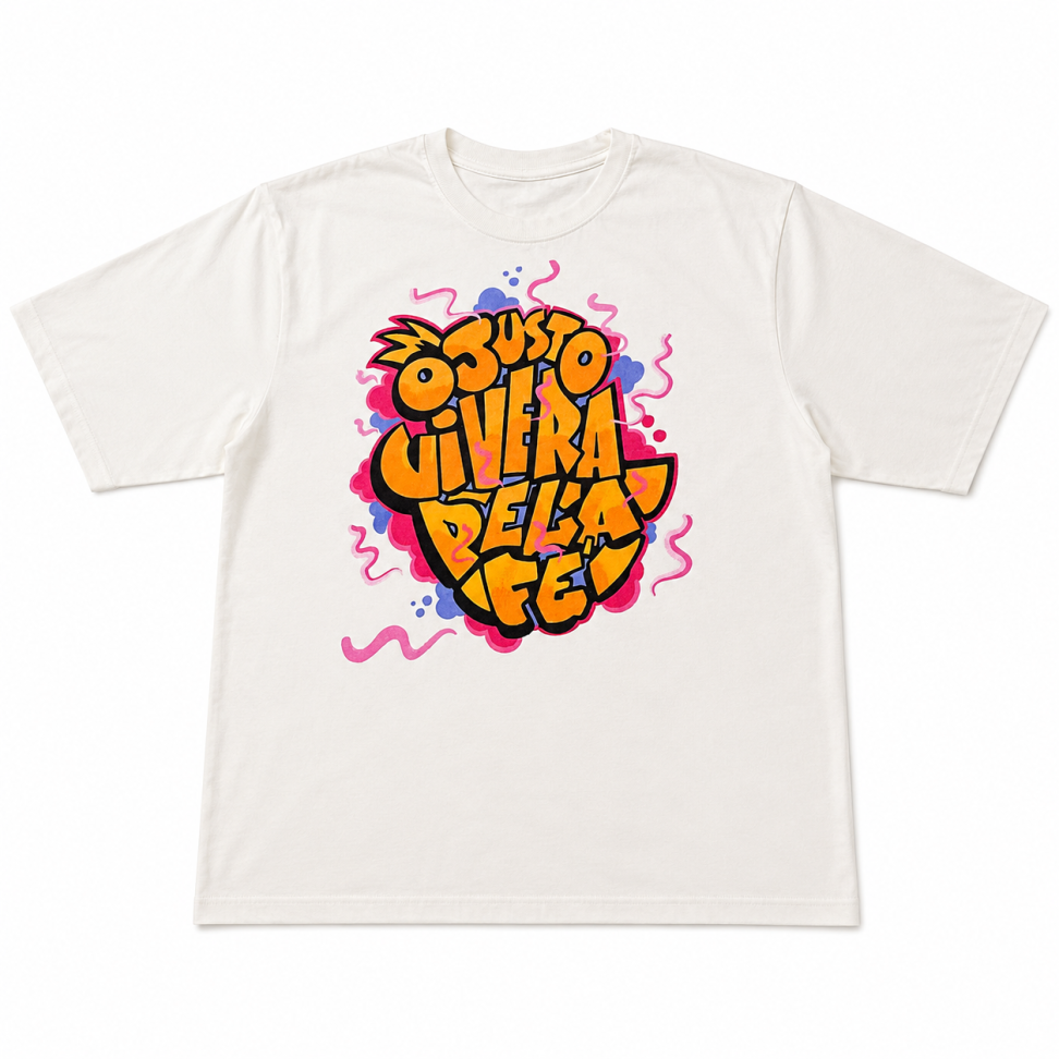 Blusa Oversized Premium - O Justo viverá pela fé
