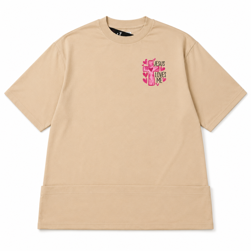 Blusa Oversized Premium - Jesus Loves Me - #4