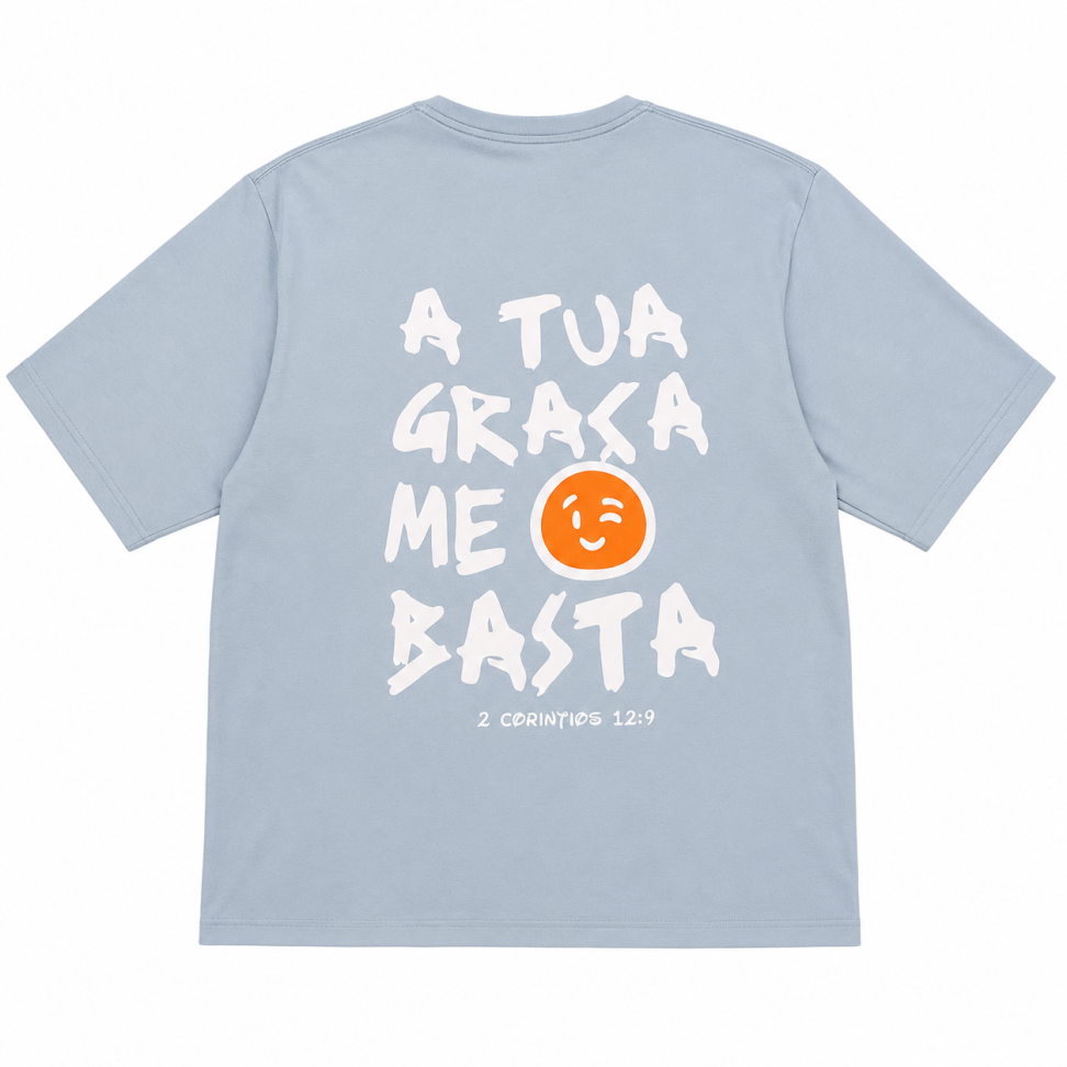 Blusa Oversized Premium - A tua graça me basta
