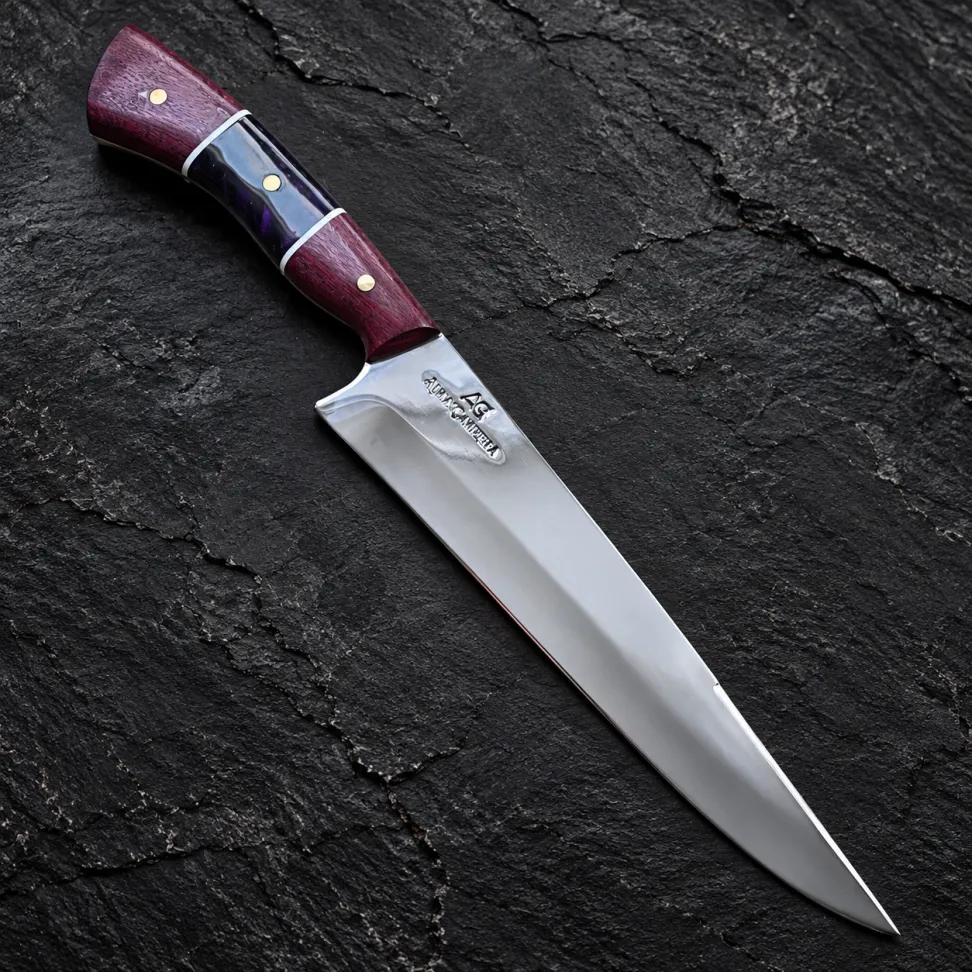 Faca Arretada 9``- Inox - #1
