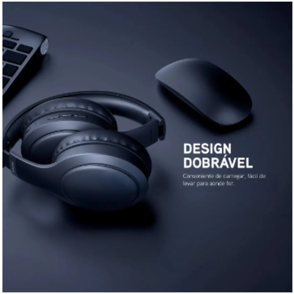 Fone De Ouvido Headphone Dapon H02D Bluetooth 5.1 Over-ear 22h - #4