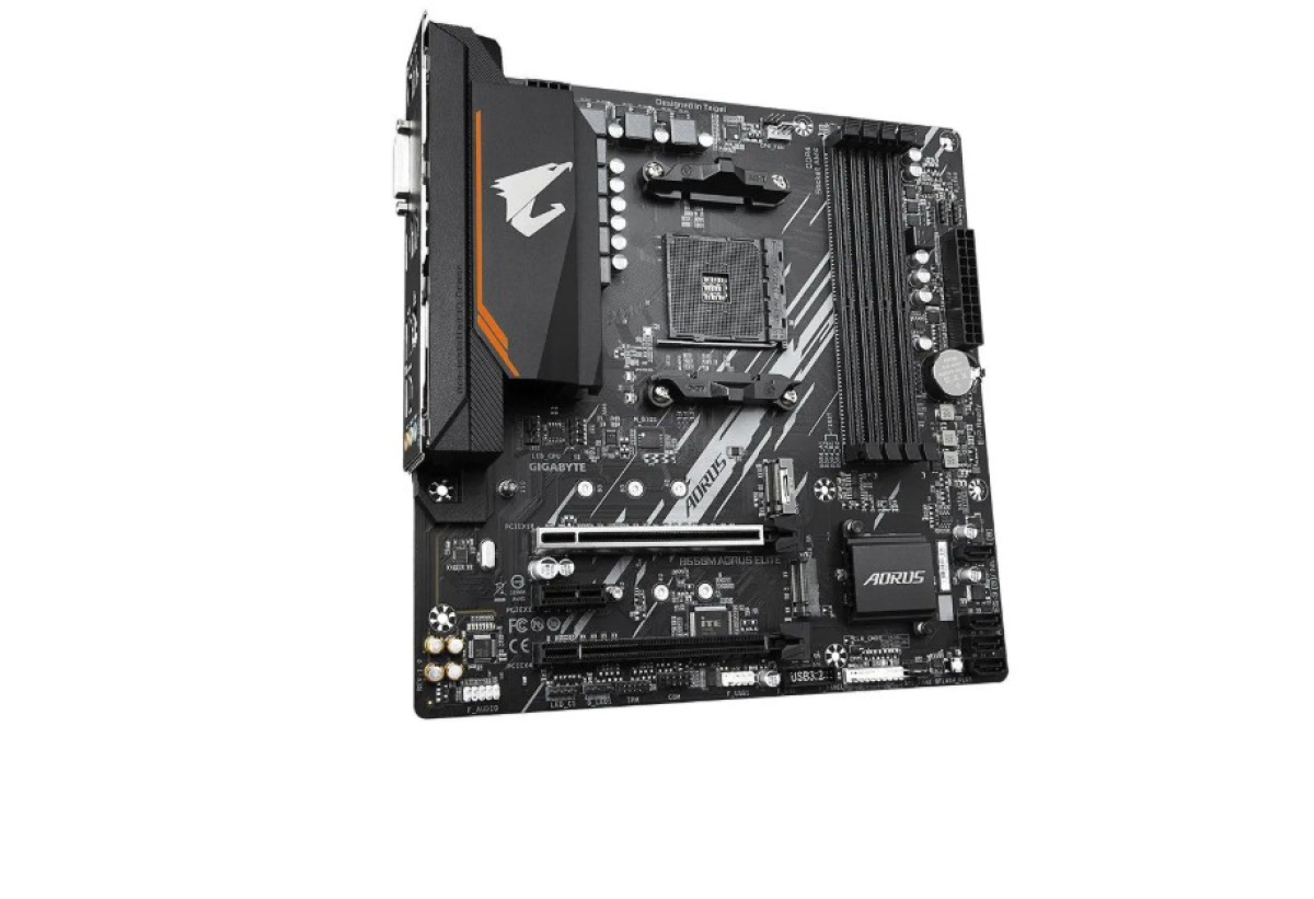 Placa-Mãe Gigabyte B550M Aorus Elite Rev. 1.3, AMD AM4, Micro ATX, DDR4, Preto - B550M AORUS ELITE