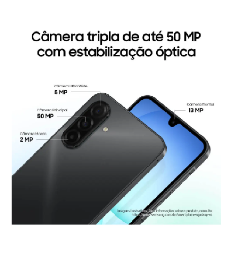 Celular Samsung Galaxy A17 Com Ia, 128gb, 4gb Ram, Câm De 50mp, Tela De 6.7 , Nfc, Ip54