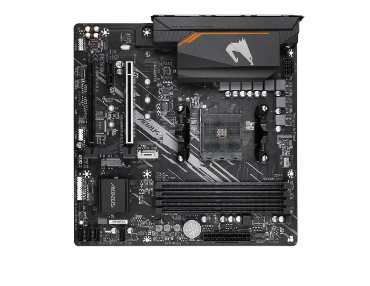 Placa-Mãe Gigabyte B550M Aorus Elite Rev. 1.3, AMD AM4, Micro ATX, DDR4, Preto - B550M AORUS ELITE - #3